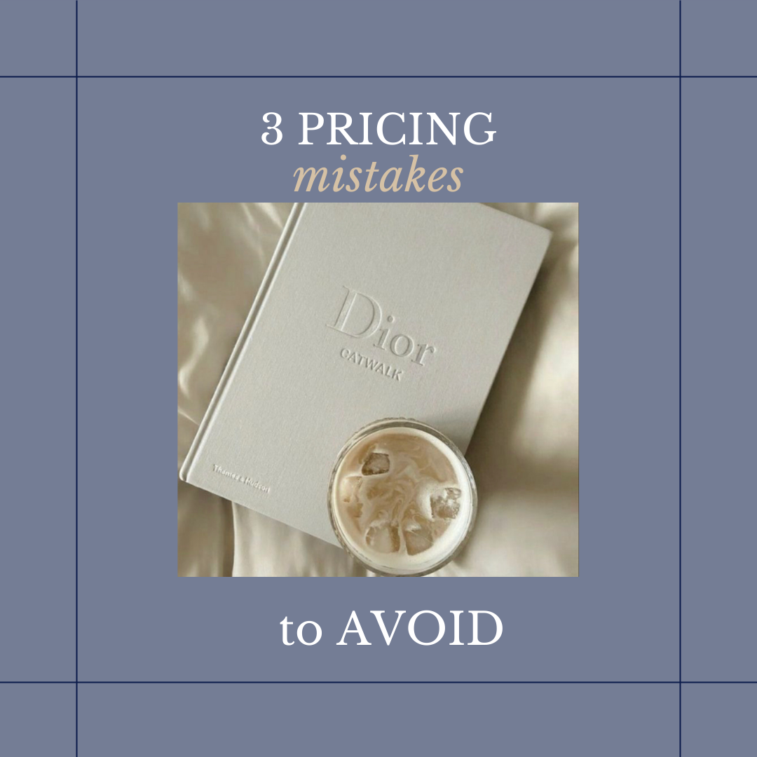 3 Pricing Mistakes to Avoid